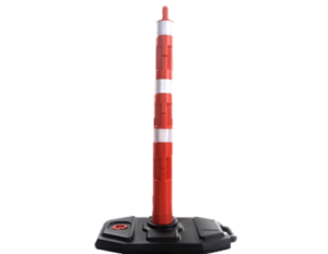 Delineador tubular vial